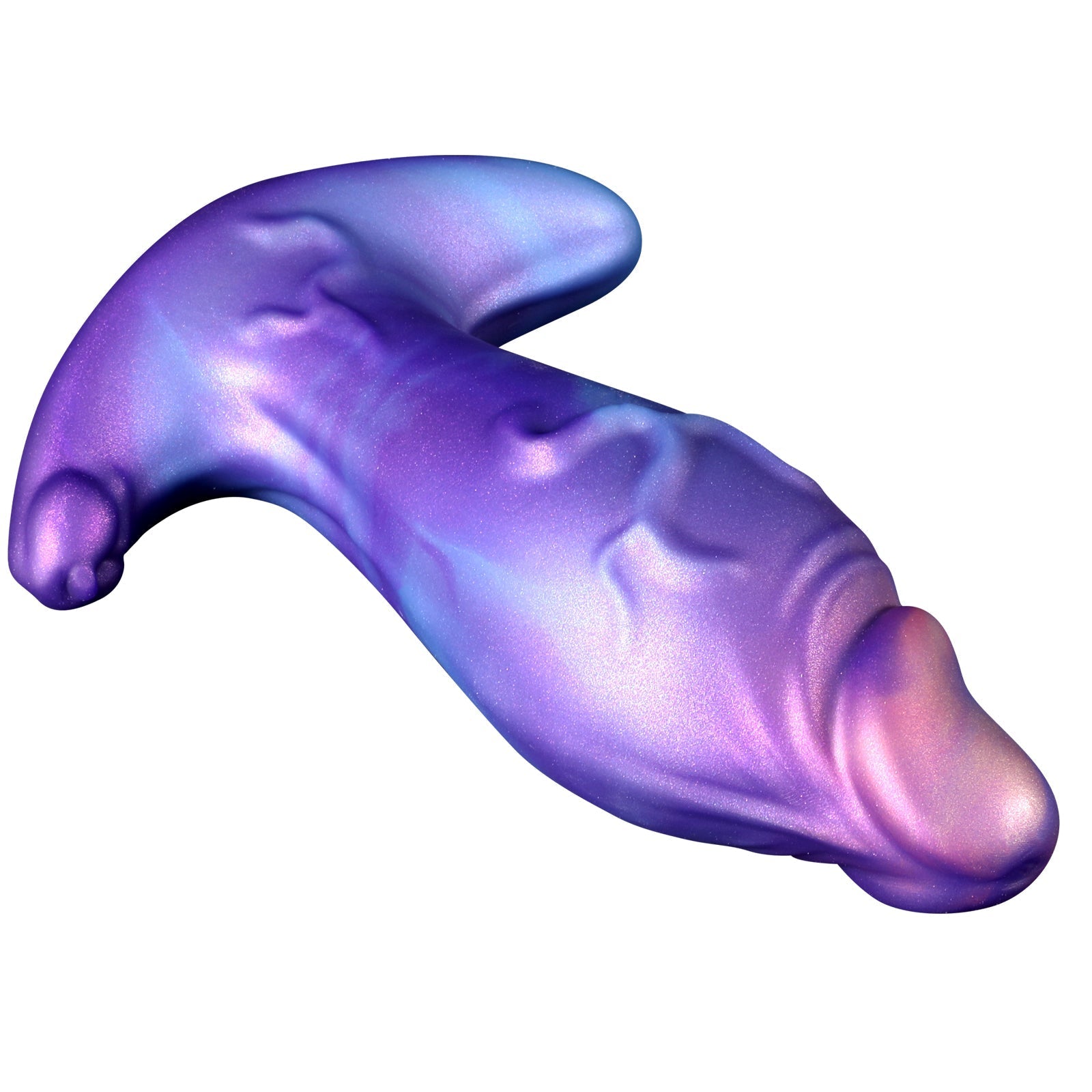 Soft Dildo Paarse Dikke Penis Buttplug