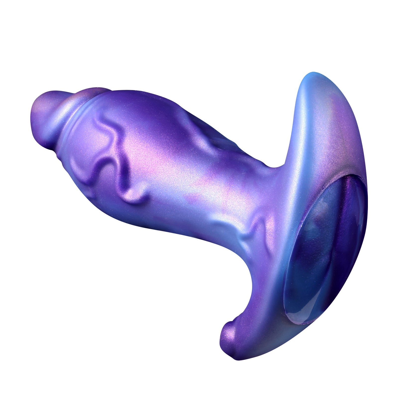 Soft Dildo Paarse Dikke Penis Buttplug