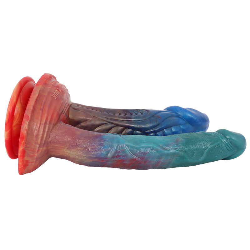 24 cm Getextureerde Monster Fantasy Anal doppeldildo