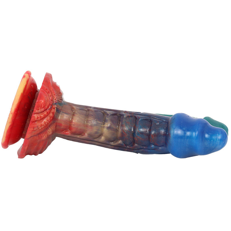 24 cm Getextureerde Monster Fantasy Anal doppeldildo