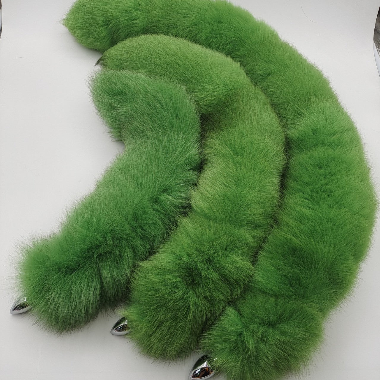 Fox Tail Butt Plug Set Groene Staart