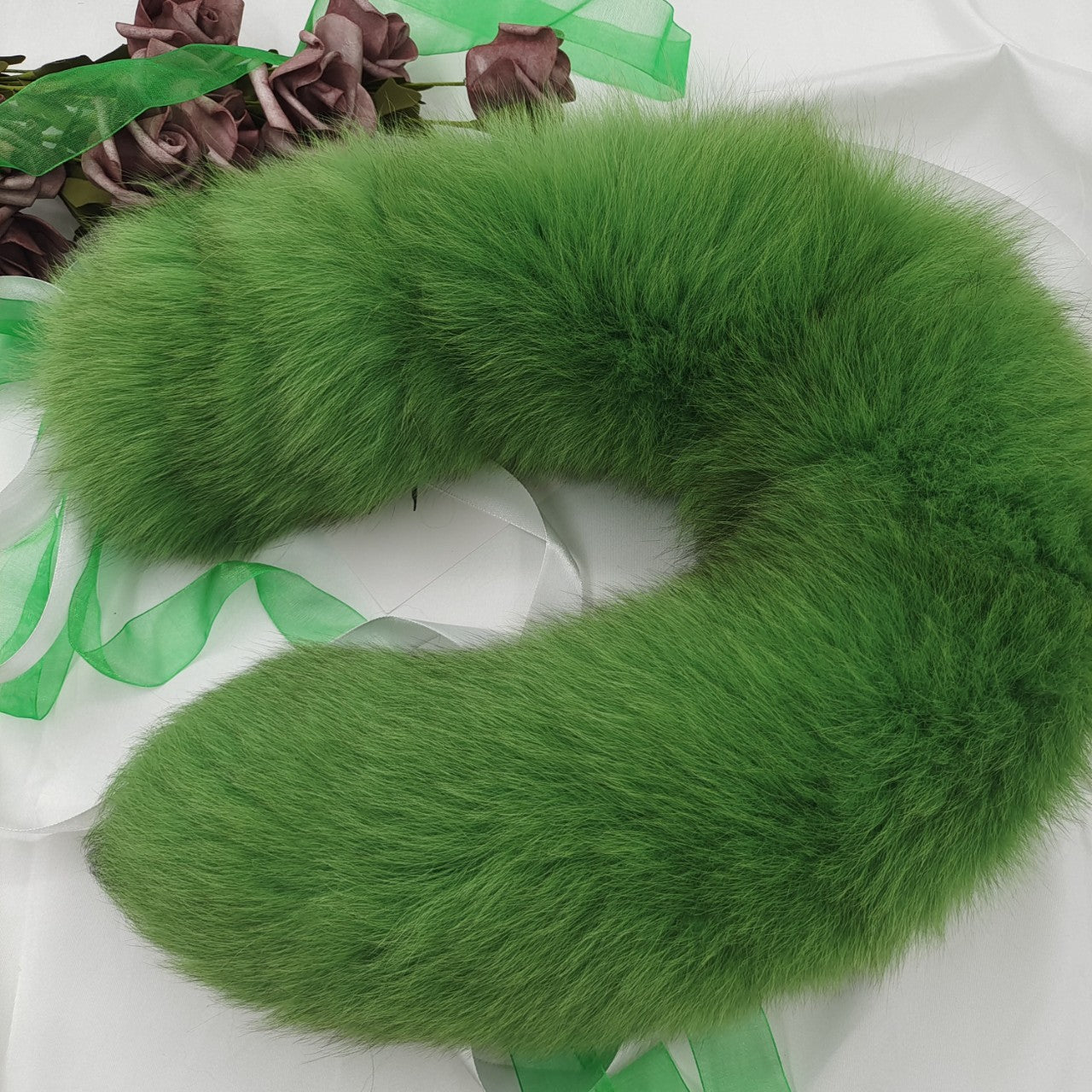Fox Tail Butt Plug Set Groene Staart