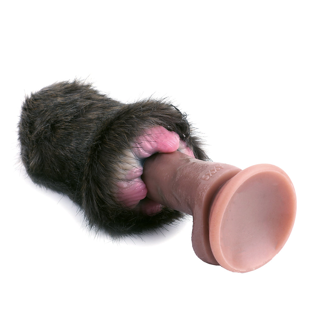 Zwarte Kat Pocket Pussy Met Plooistructuur