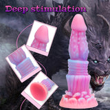 画像をギャラリー ビューアにロード Monsterlijke Glow In The Dark Anale Dildo