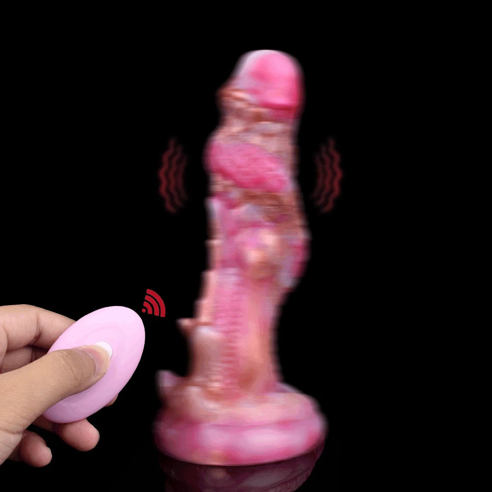Pink 20.4 cm G-spot Monster Dildovibrator