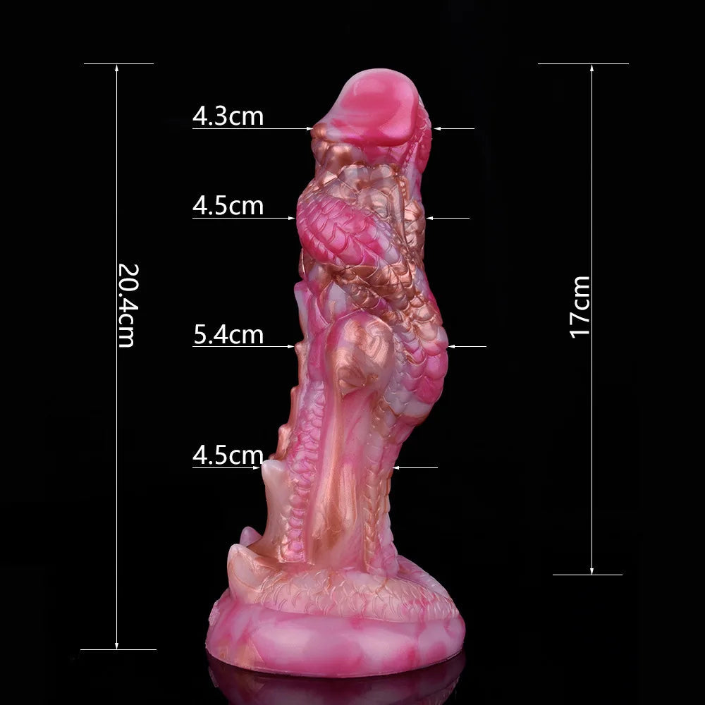 Pink 20.4 cm G-spot Monster Dildovibrator
