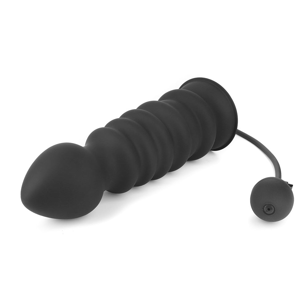Grote Kralen Inflatable Anal Plug Met Siliconen