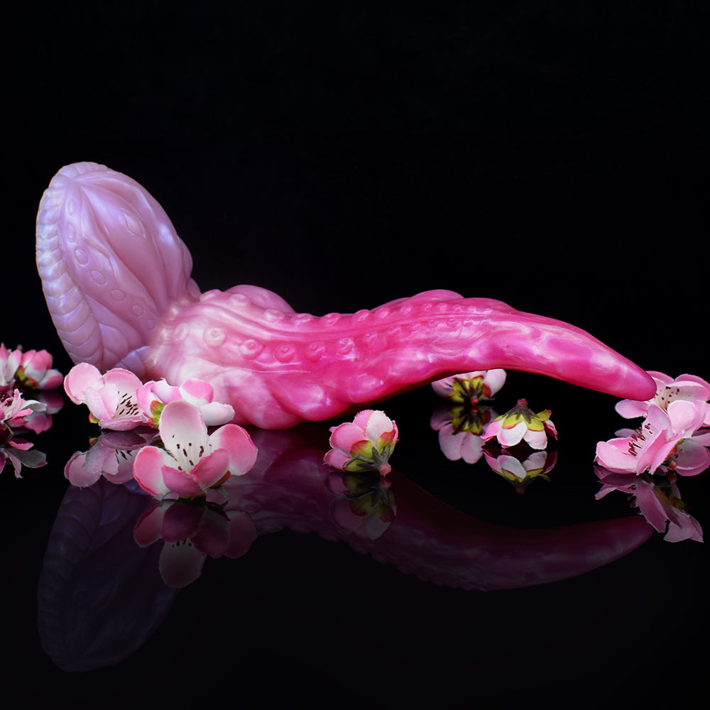 23.5 cm Roze Curved Monster Tentacle Dildo