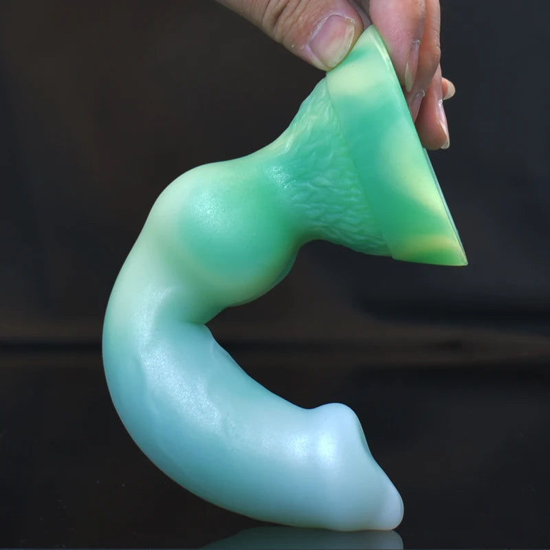 18.5 cm Kleurverloop Aders Fantasy Dog Dildo