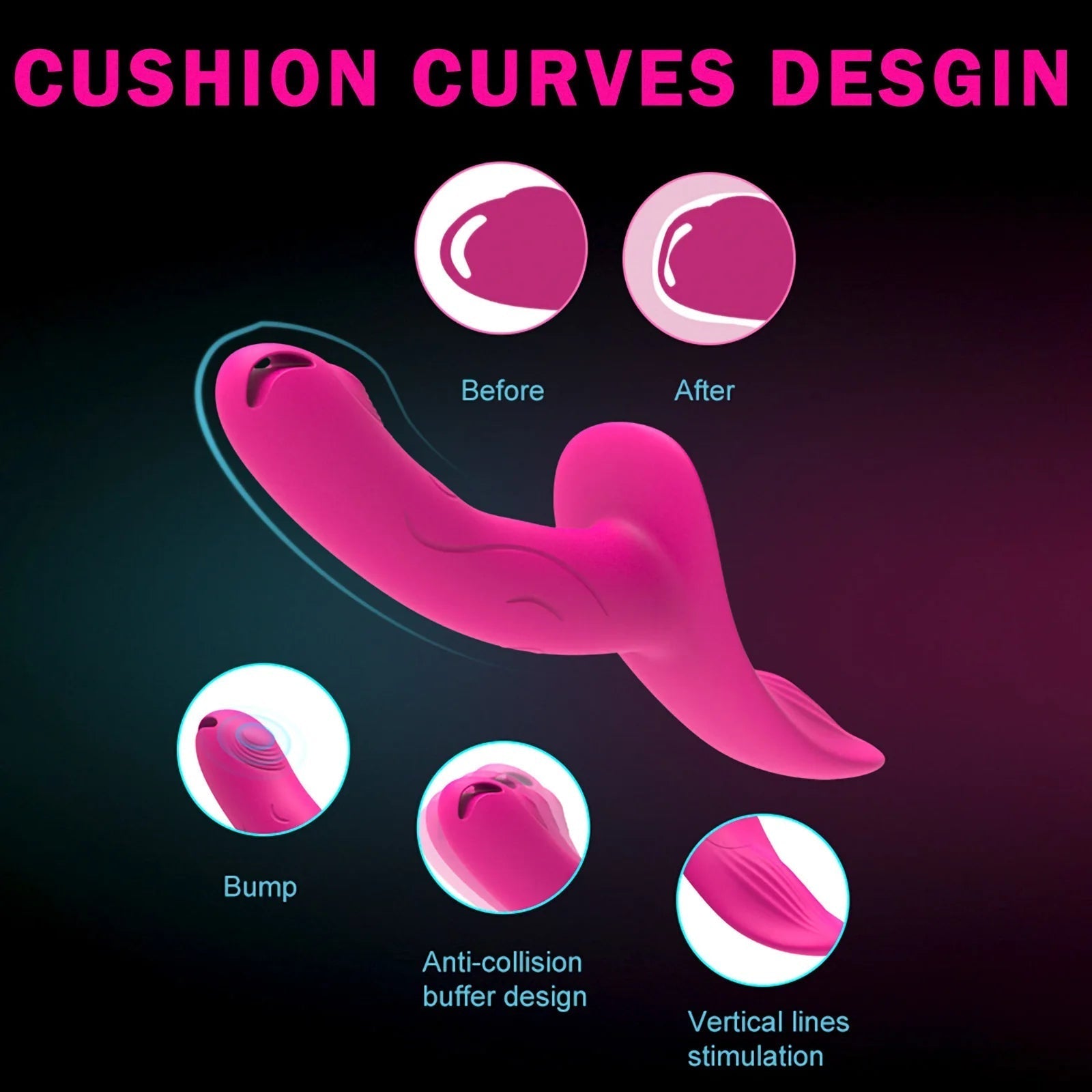 Op Afstand Bestuurbare Vibrator Met Strapless Dildo