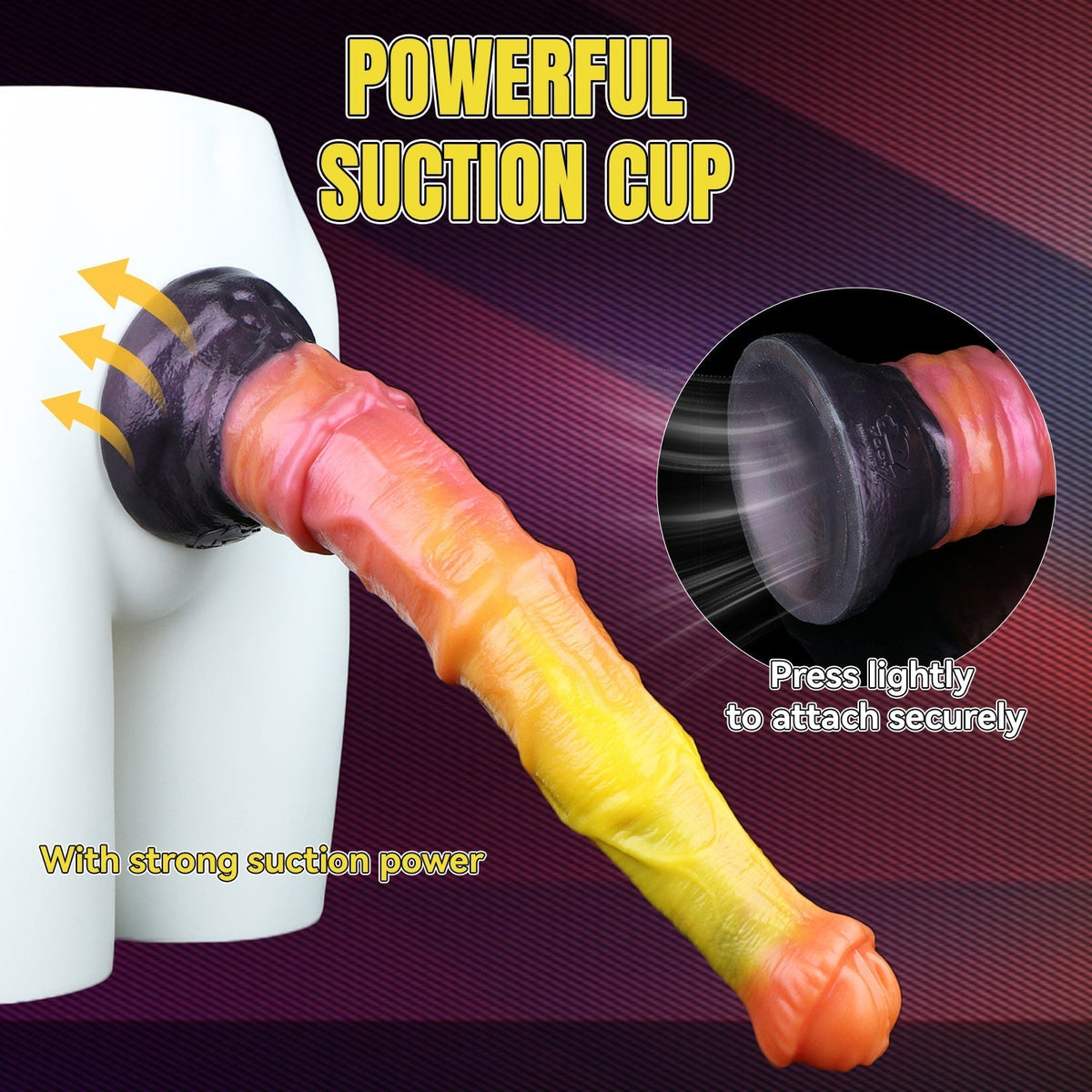 Dual Density Fantasy Large Horse Penis Dildo