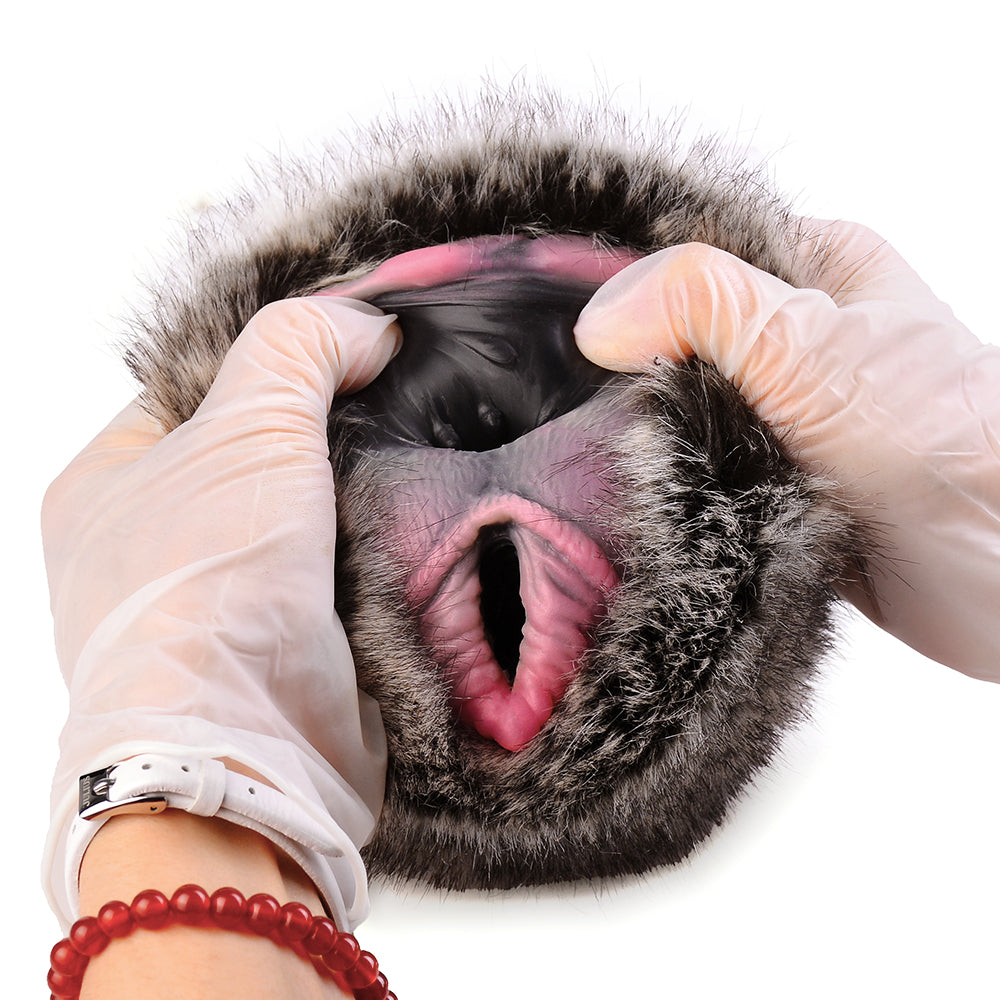 Realistische Dieren Pocket Pussy Met Dubbel Kanaal