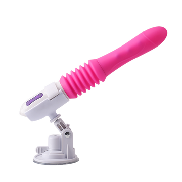Mini Pink Vibrator Thrusting Sex Machine