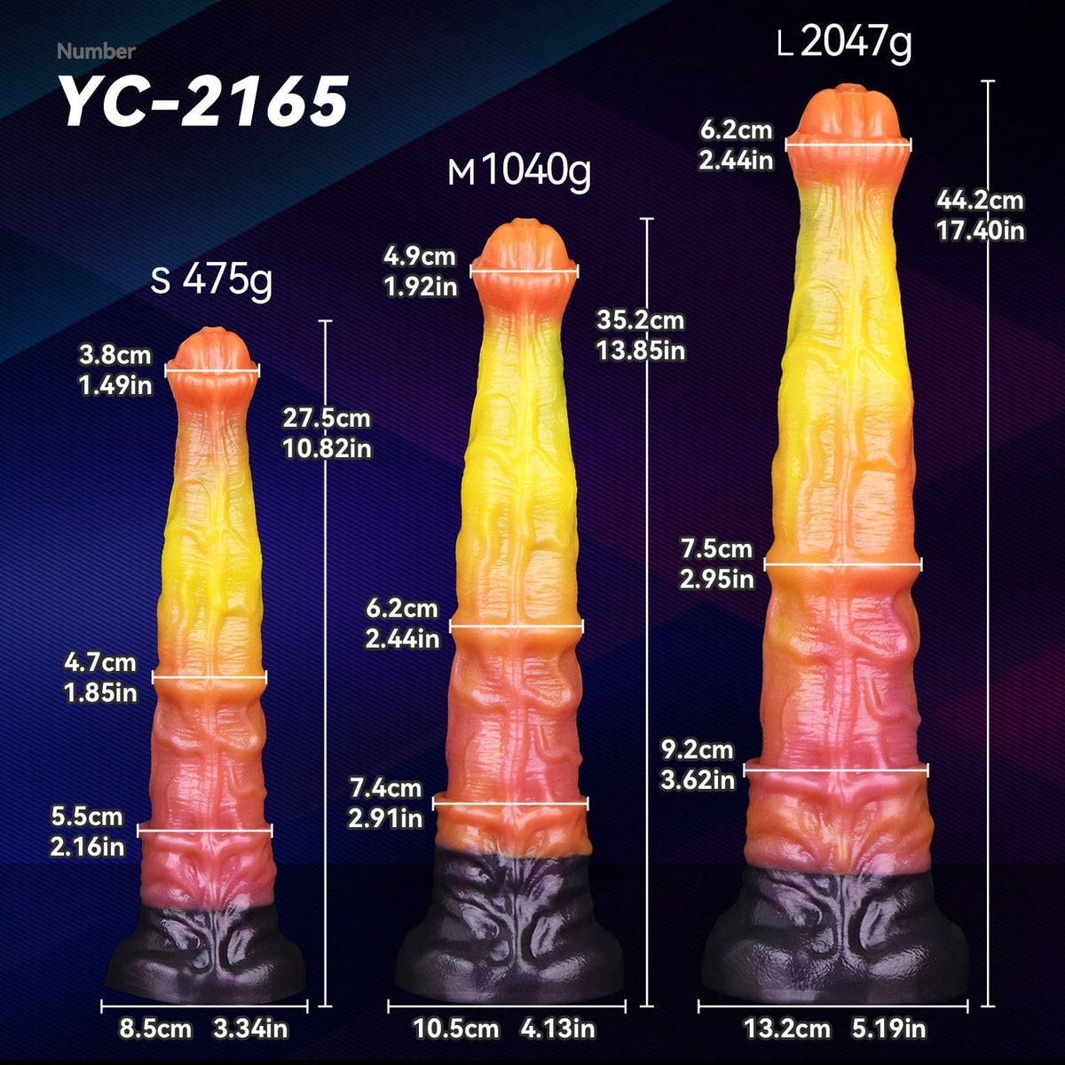 Dual Density Fantasy Large Horse Penis Dildo
