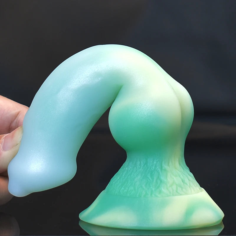 18.5 cm Kleurverloop Aders Fantasy Dog Dildo