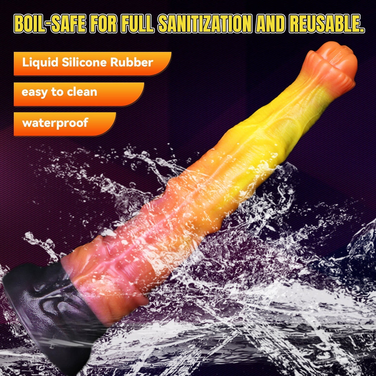 Dual Density Fantasy Large Horse Penis Dildo