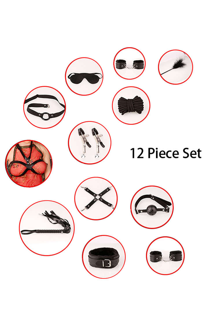 18 Delige BDSM Kit Bondage Accessoires Set