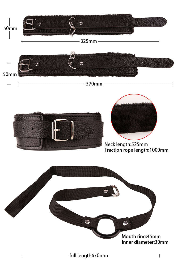 18 Delige BDSM Kit Bondage Accessoires Set