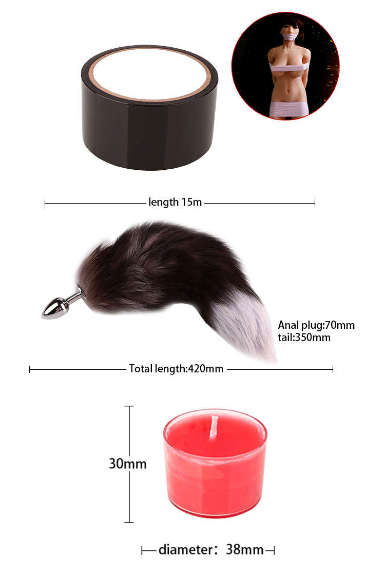 18 Delige BDSM Kit Bondage Accessoires Set
