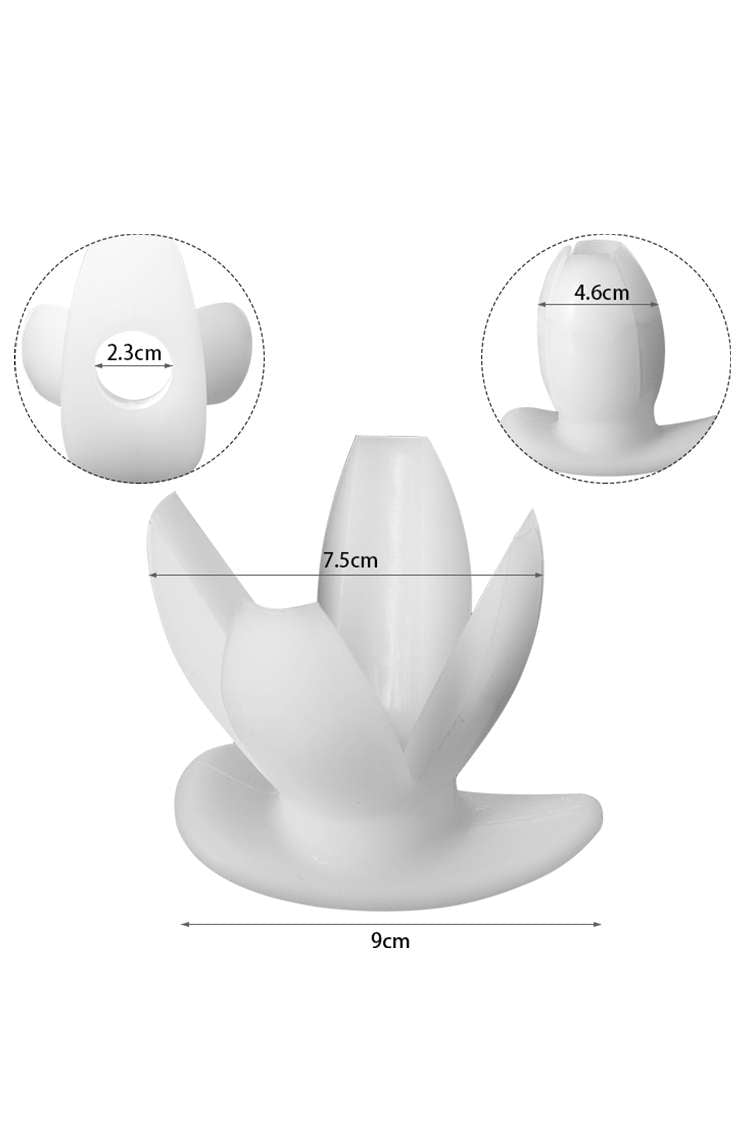 Petal Butt Plug 7.5cm Silicone Anal Dilator
