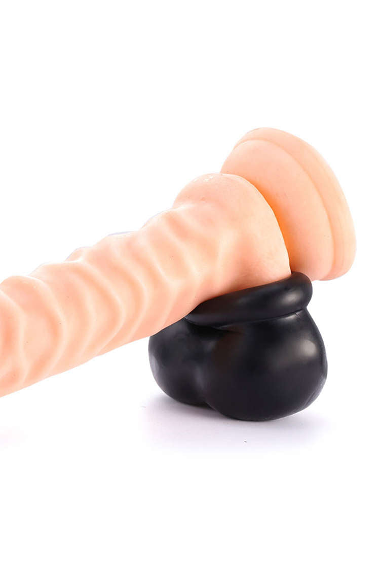 Siliconen Scrotumzak voor Testikel Bondage en Spel