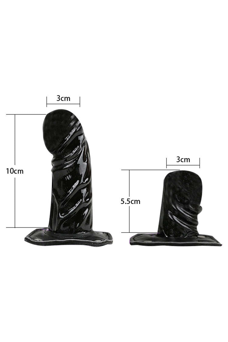 Black Leather Bondage Dildo Mouth Gag