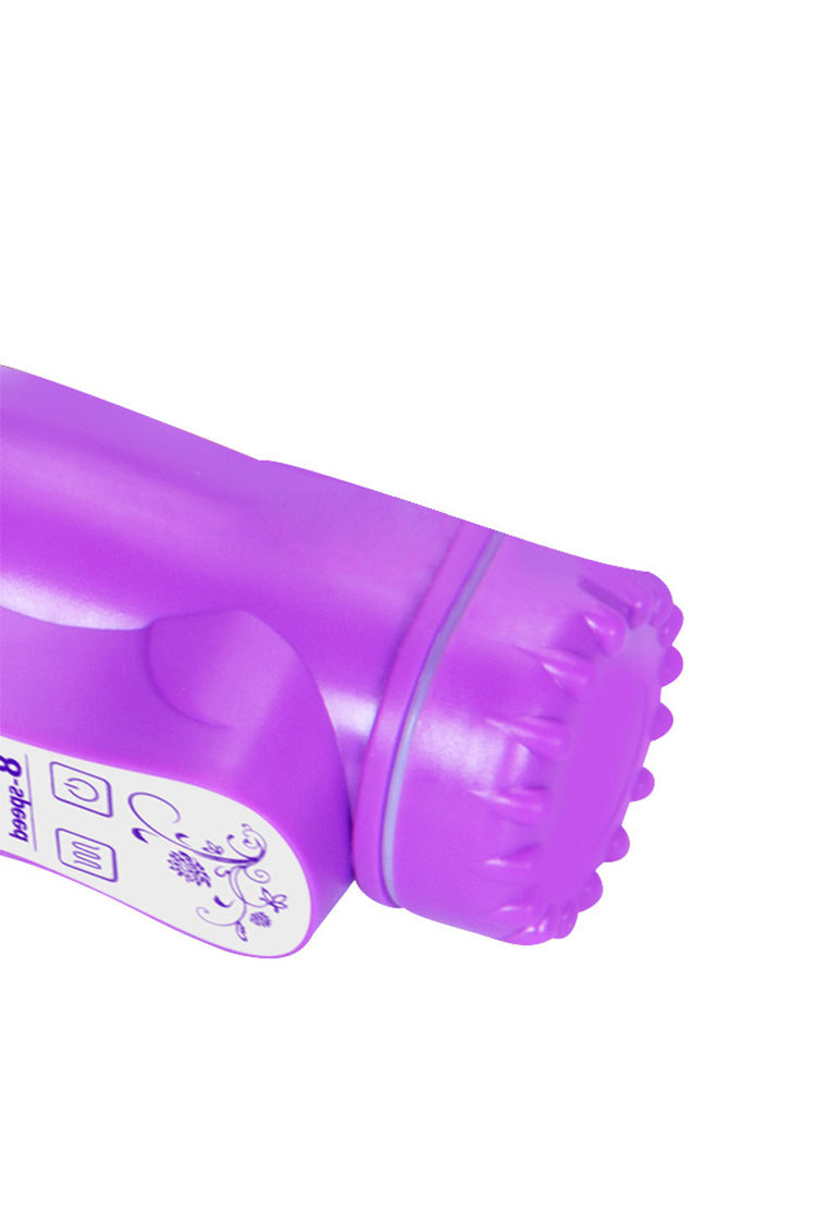 Pink Beaded Anal Vibrator Flexible Waterproof