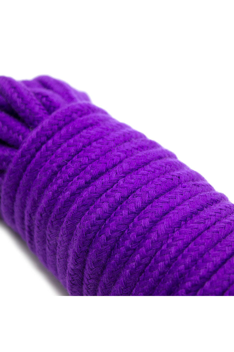 Paarse Pluche 7-Delige Bondage Set Voor Beginners