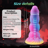 Charger l&#39;image dans la galerie, Kleurrijke draken oplichtende fantasie anale dildo&#39;s