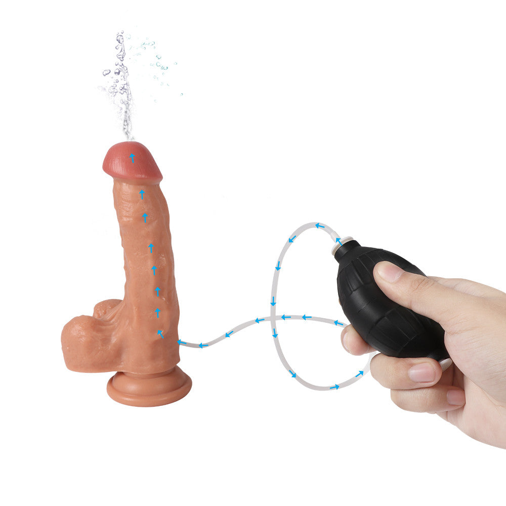 18cm Realistische Squirting Dildo Met Zuignap