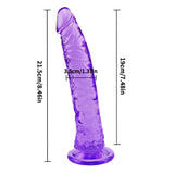 Charger l&#39;image dans la galerie, 8 Inch kleine rechte paarse dildo