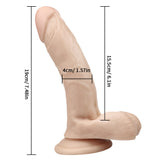 Charger l&#39;image dans la galerie, 7 inch huidskleurige mannelijke dildo