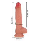 Afbeelding in Gallery-weergave laden, 8 Inch Slanke Zachte Realistische Dildo