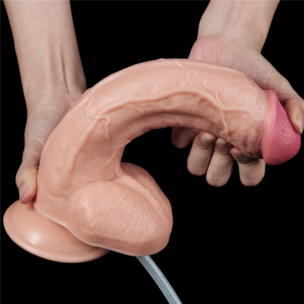 25cm Realistische Big Squirting Dildo Met Zuignap