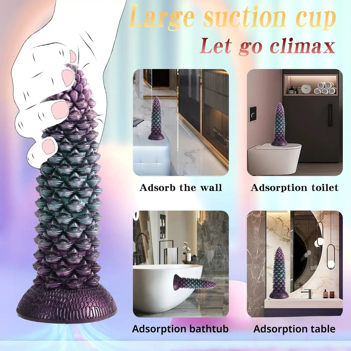 23cm Getextureerde Bewegende Dildo Met Afstandsbediening