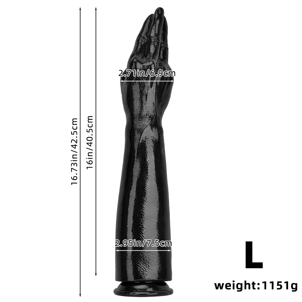 Fist Dildo Black Realistic Long Big
