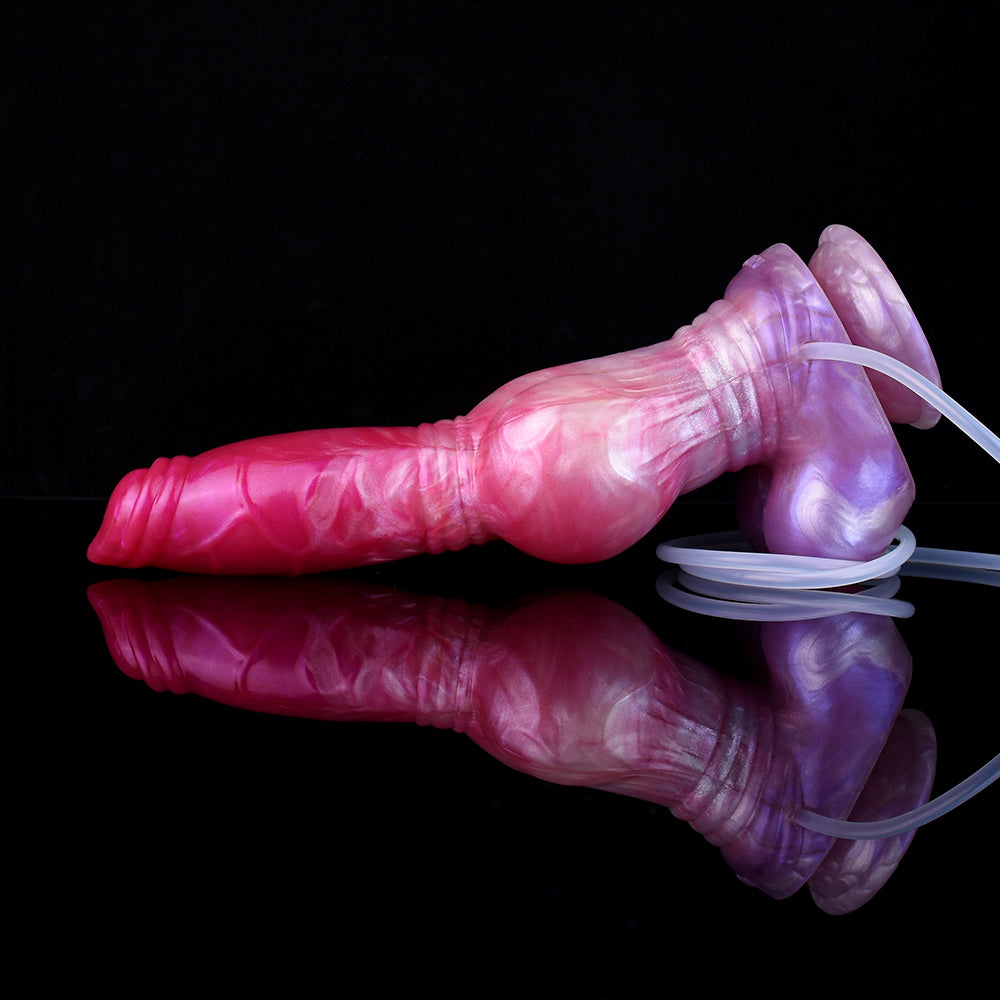 25cm Grote Dog Knot Ejaculating Dildo