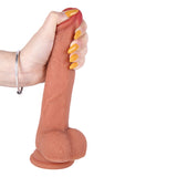 画像をギャラリー ビューアにロード 8 Inch Siliconen Echte Strap-On Dildo