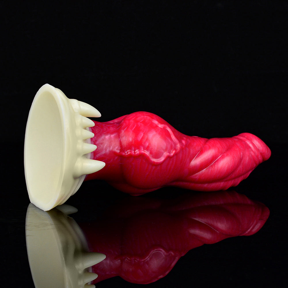 18.6 cm Fantasy Silicone Dogdildo met Noppen