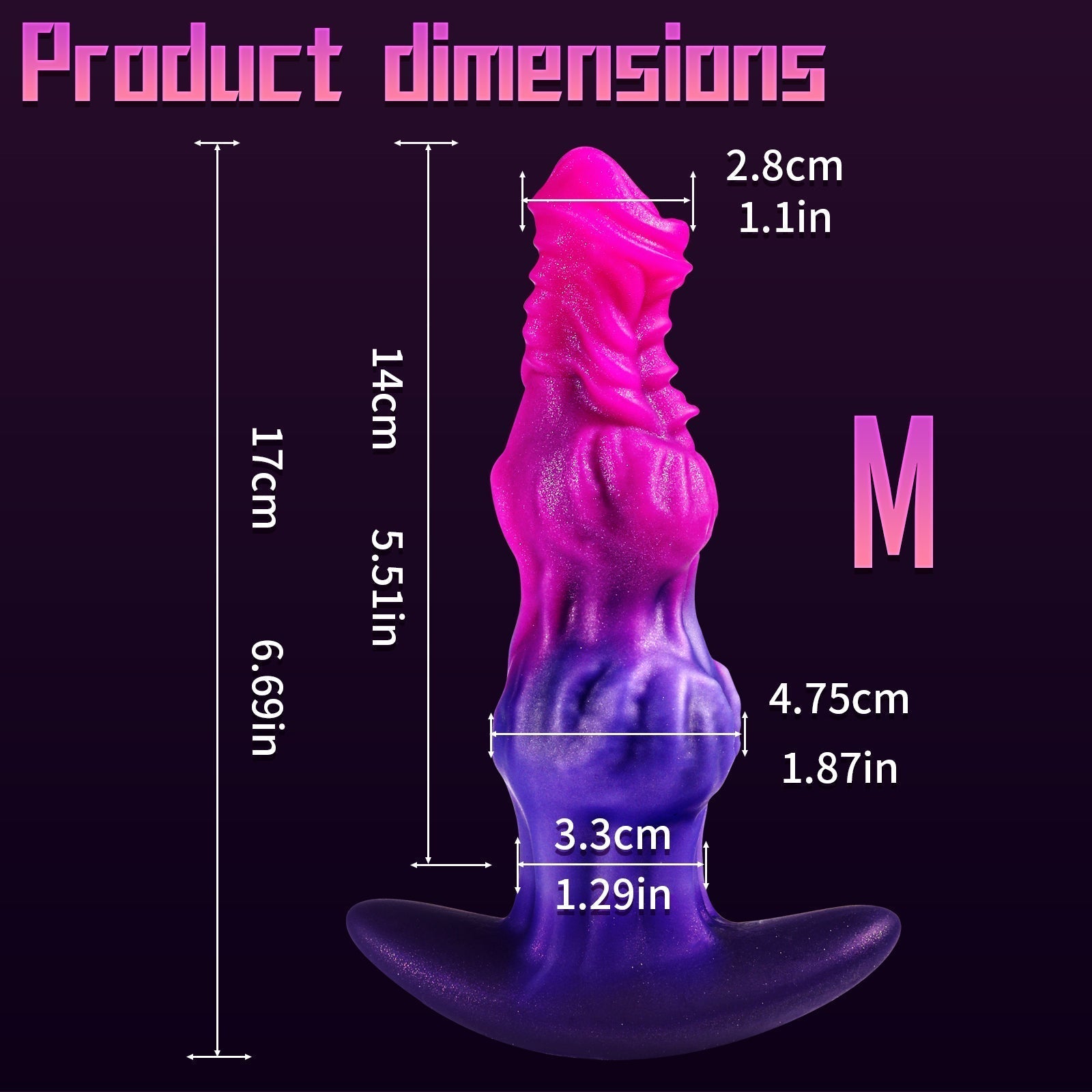 Roze Double Knot Siliconen Buttplug Set