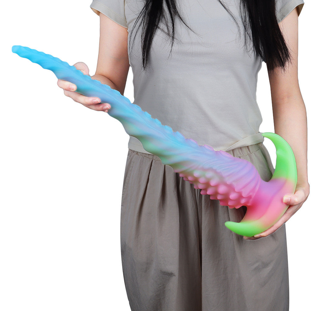 Lichtgevende Lange Fantasy Tenticle Anal Dildo