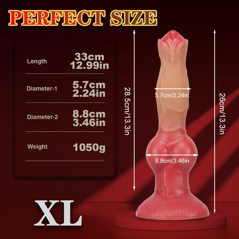 Knot Dog Dildo Fantasy 33cm Grote Uitvoering