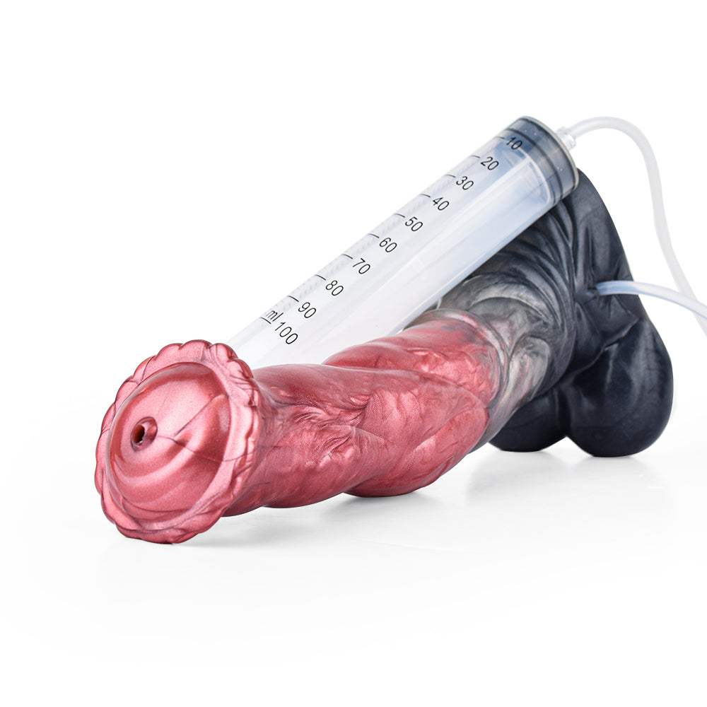 25cm Fantasy Paarden Squirting Dildo Met Zuignap