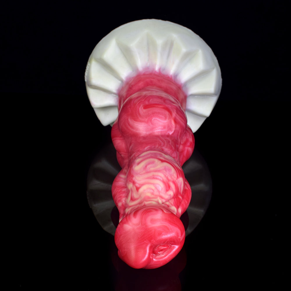 23 cm Double Knot Rood Dogdildo
