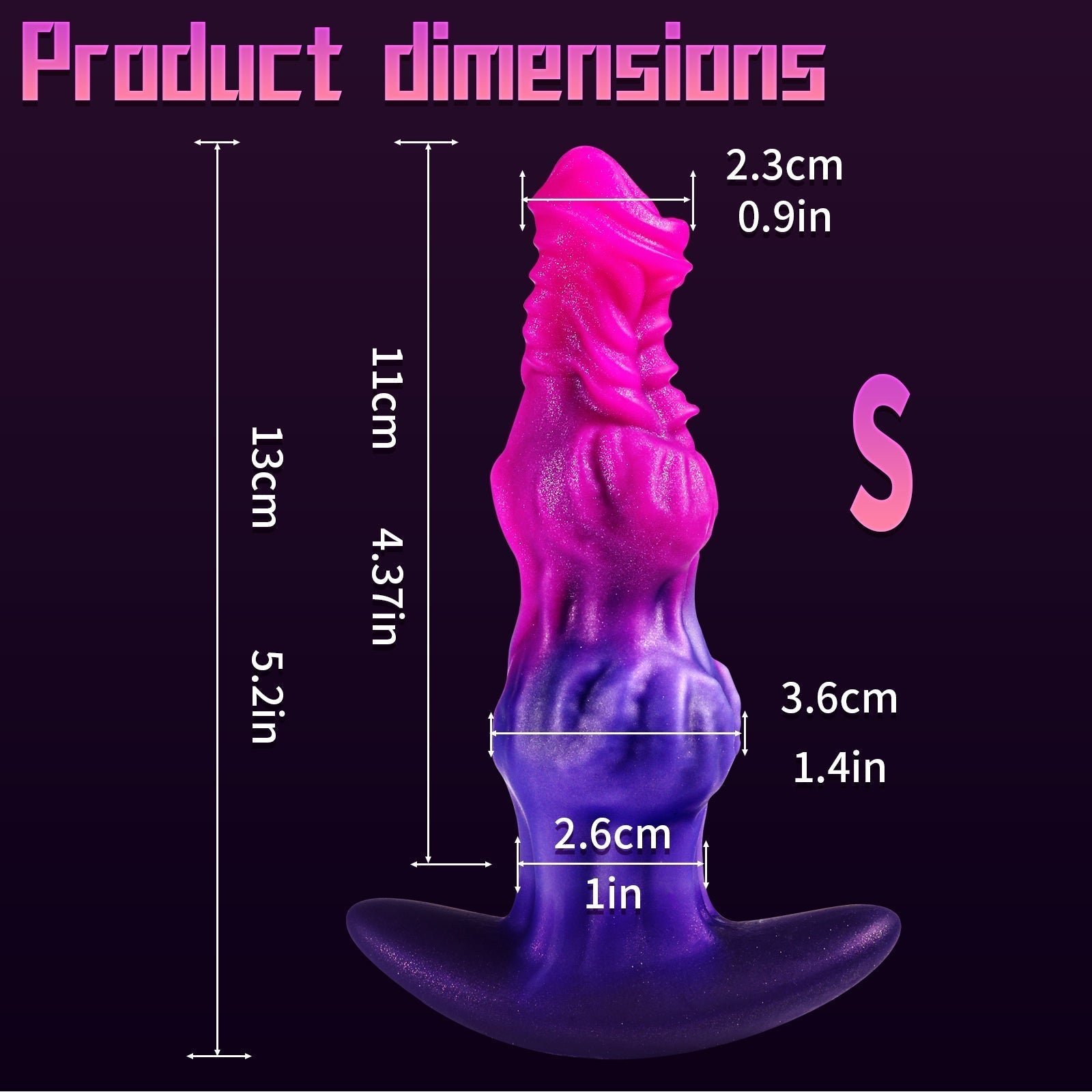 Roze Double Knot Siliconen Buttplug Set