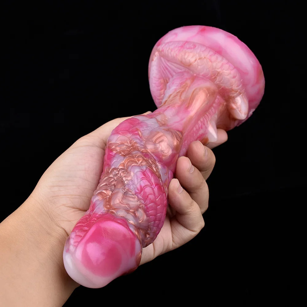 Pink 20.4 cm G-spot Monster Dildovibrator
