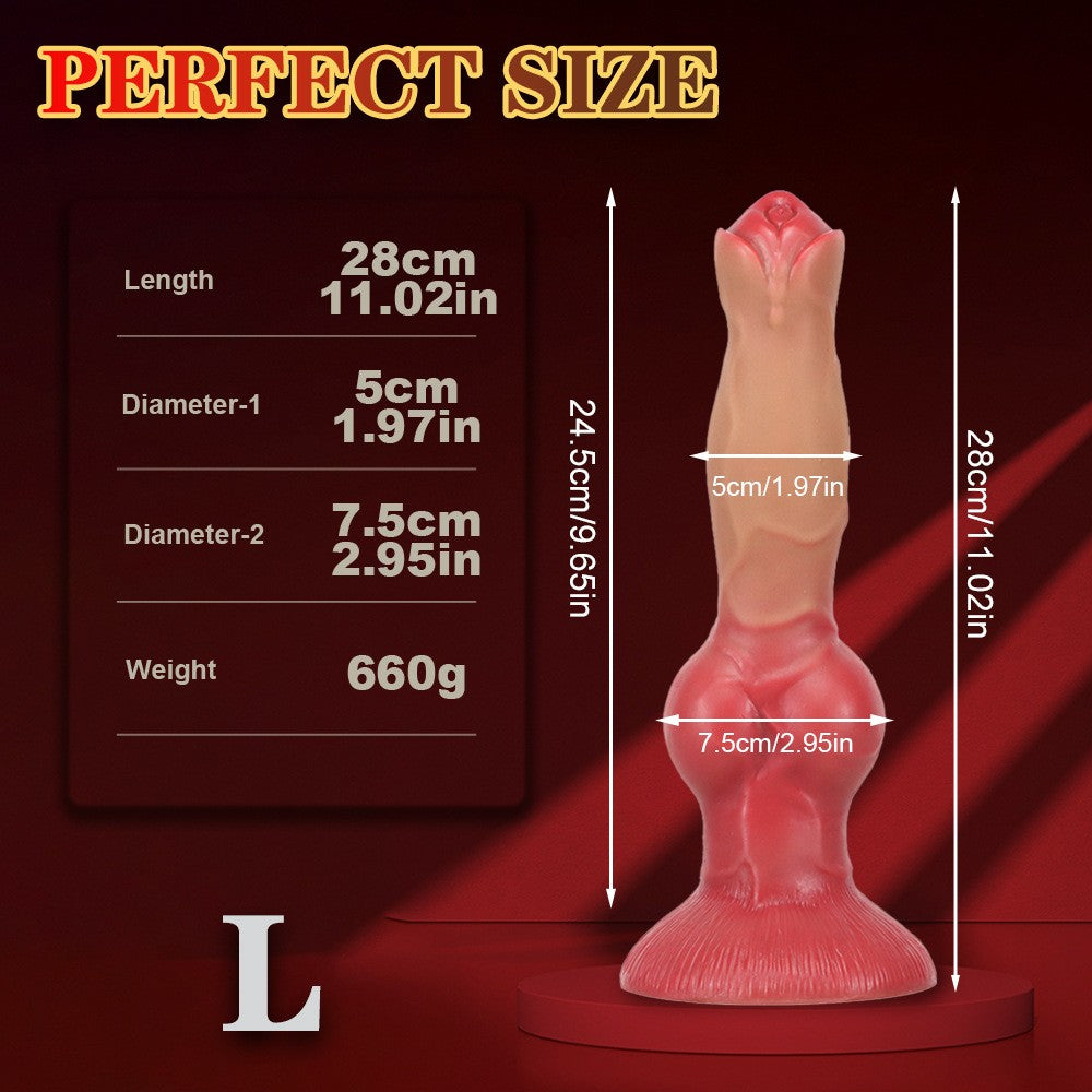 Knot Dog Dildo Fantasy 33cm Grote Uitvoering