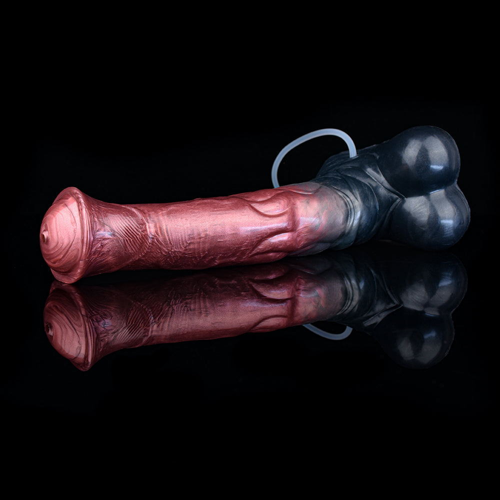 25cm Paarden Ejaculating Dildo Van Siliconen