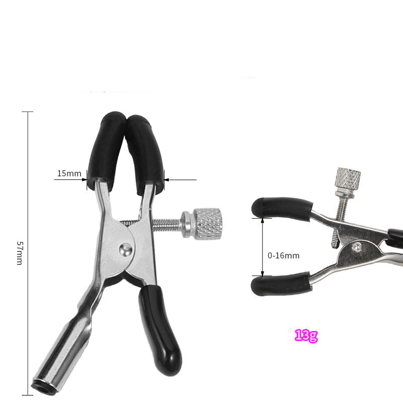 Elektrische BDSM Vibrerende Tepelklemmen voor Mannen