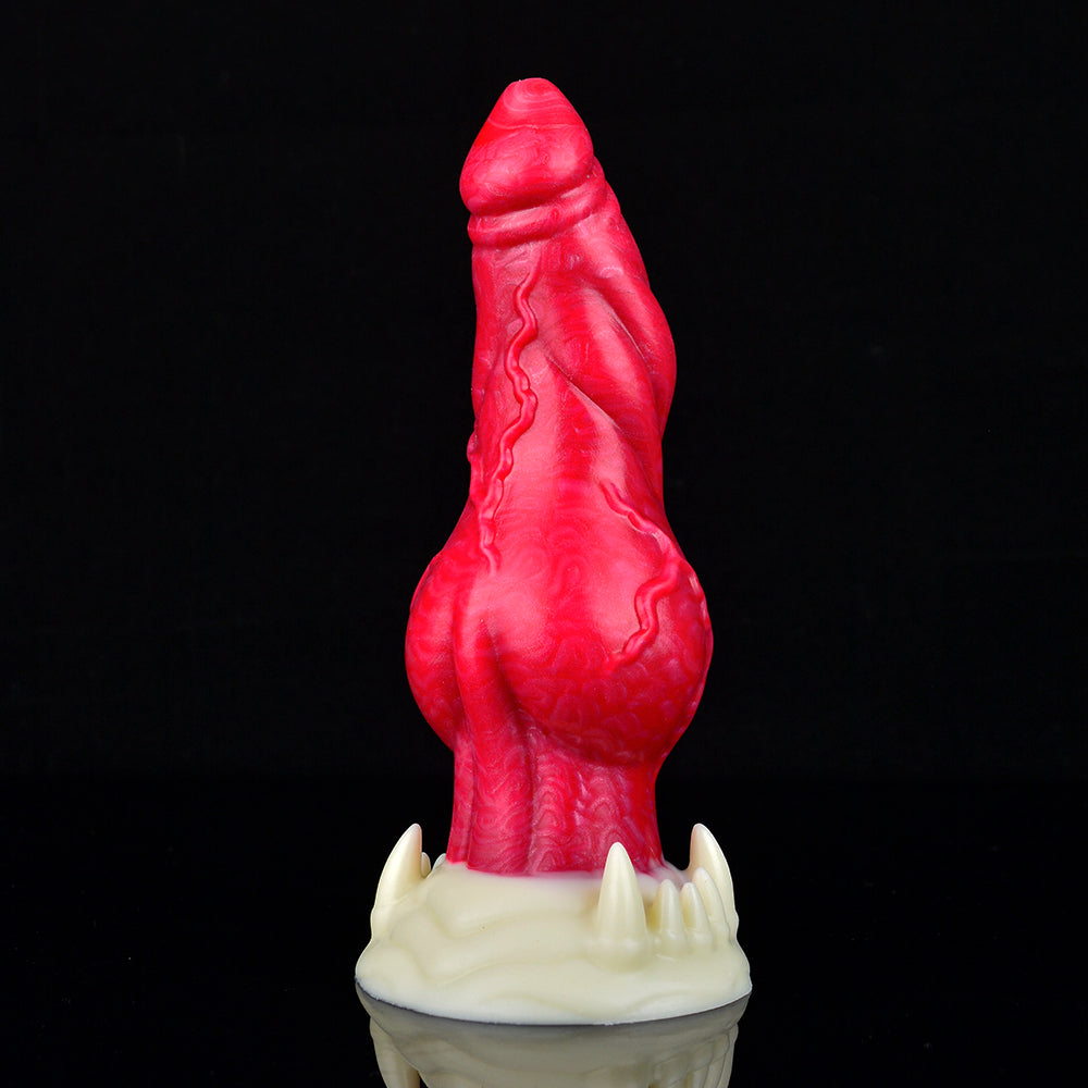 18.6 cm Fantasy Silicone Dogdildo met Noppen